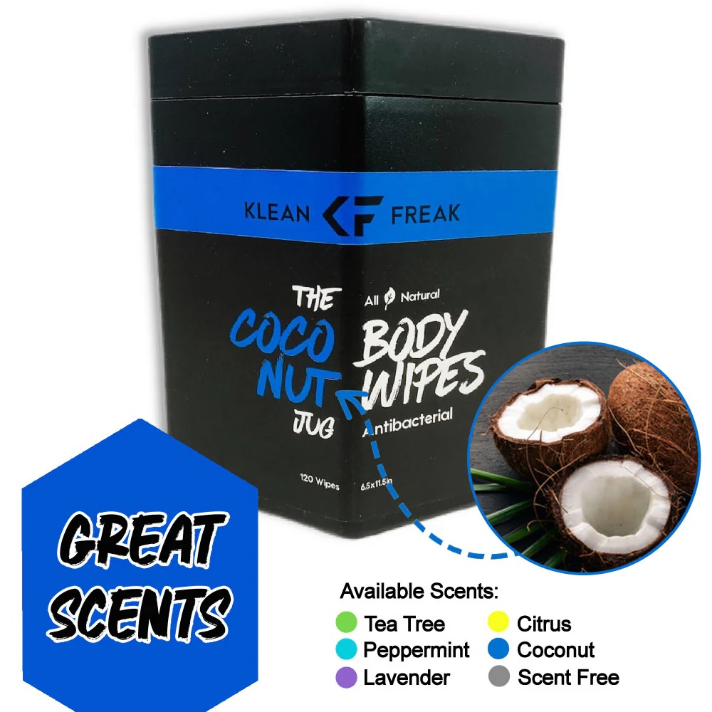 Klean Freak - Body Wipes - The Jug - Coconut