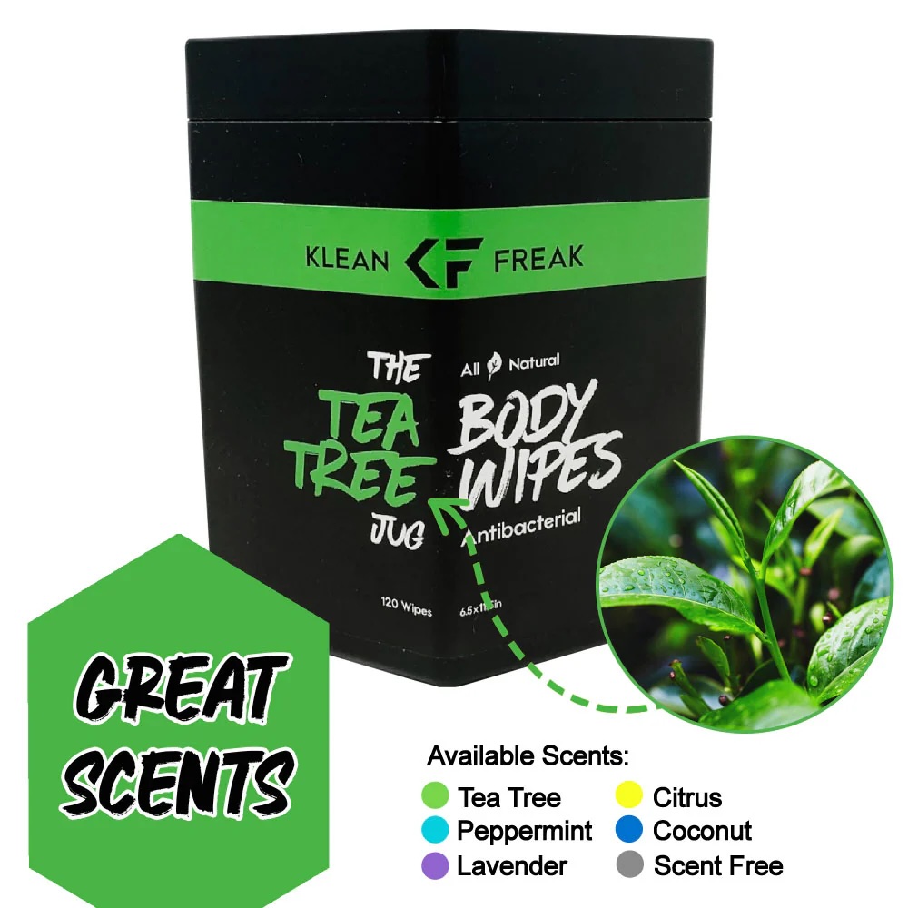 Klean Freak - Body Wipes - The Jug - Tea Tree