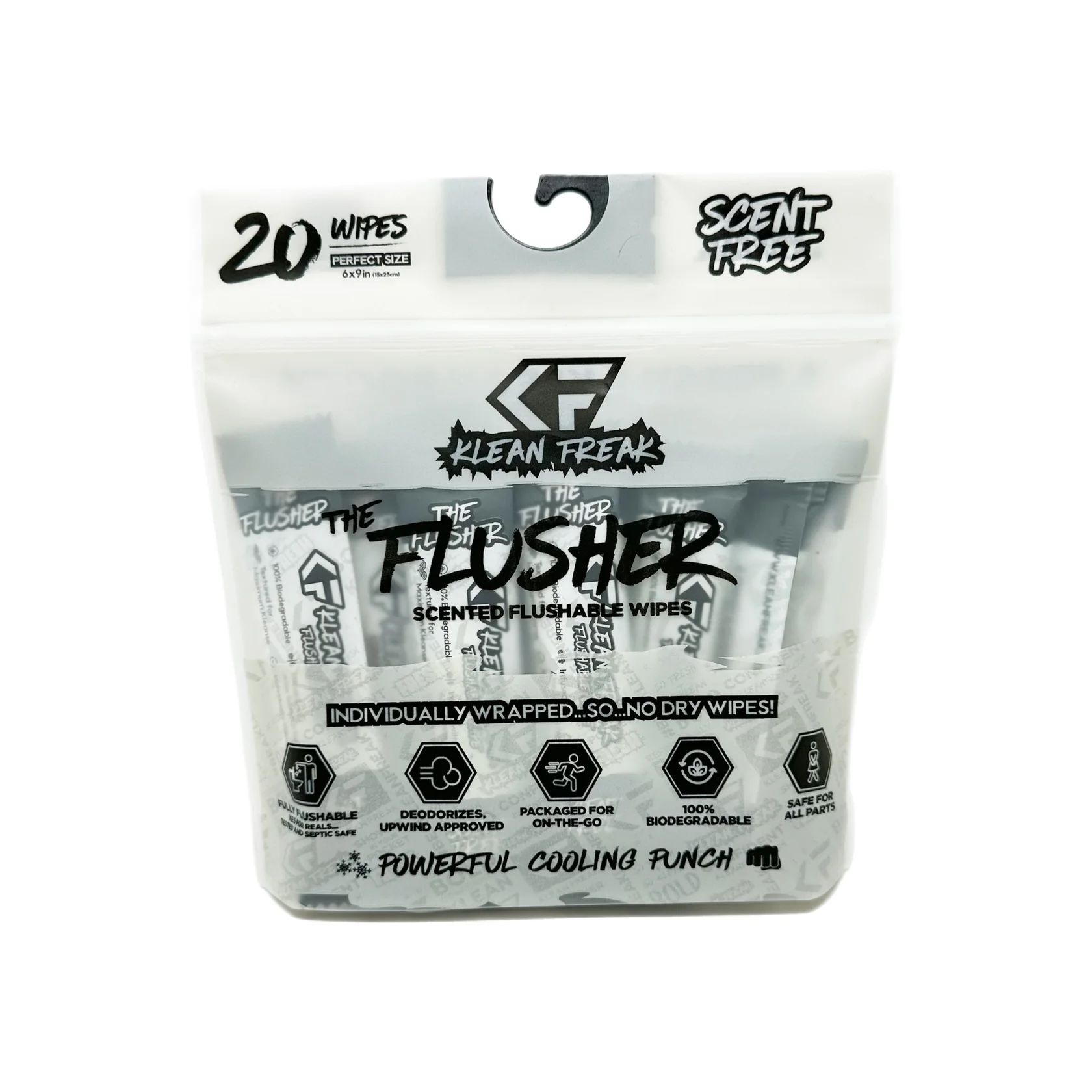 Klean Freak - The Flusher - 20 Pack - Scent Free