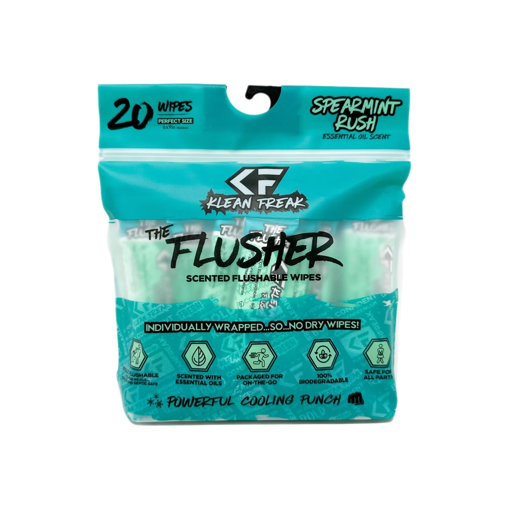 Klean Freak - The Flusher - 20 Pack - Spearmint Rush