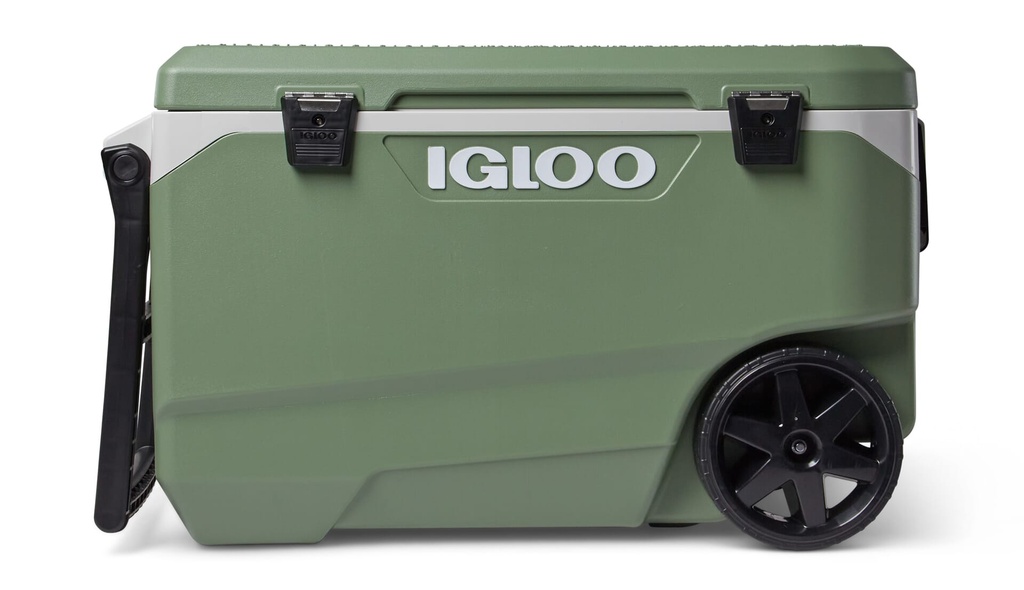 IGLOO-Ecocool Latitude 90 Qt Roller Cooler - Vintage Green