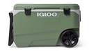 IGLOO-Ecocool Latitude 90 Qt Roller Cooler - Vintage Green