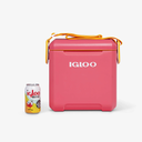 IGLOO-11 Qt Tag-A-Long Too Cooler  - Grapefruit- Incinerator 