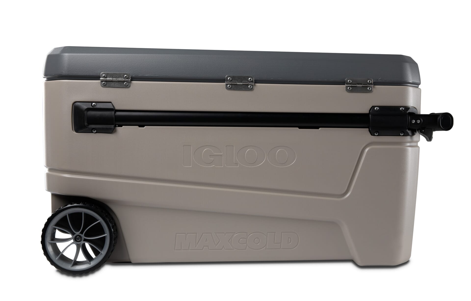 IGLOO-Sportsman Sunset Glide 110 Cooler Box - Sandstone / Carbonite DISC