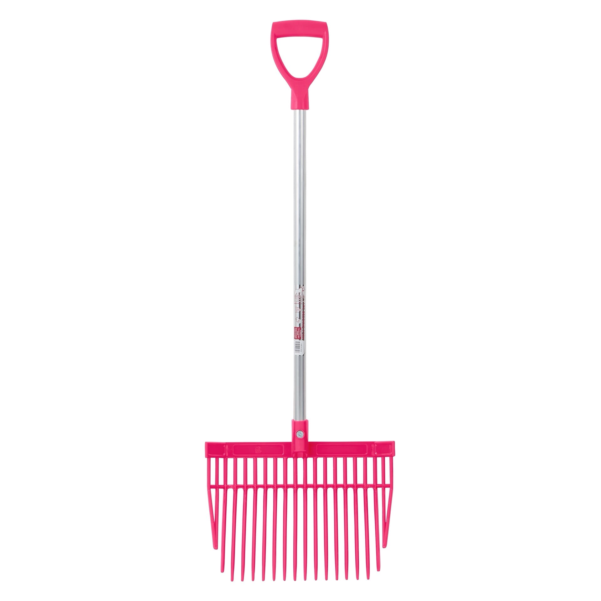 Red Gorilla - PC Bedding Fork Short D-Handle - Pink (Short Handle)