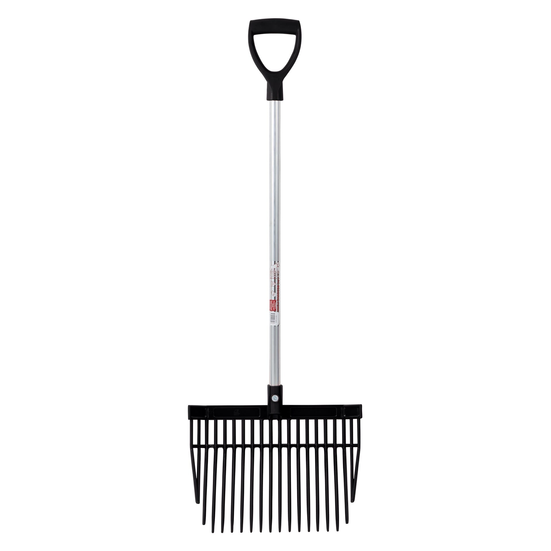 Red Gorilla - PC Bedding Fork Short D-Handle - Black (Short Handle)