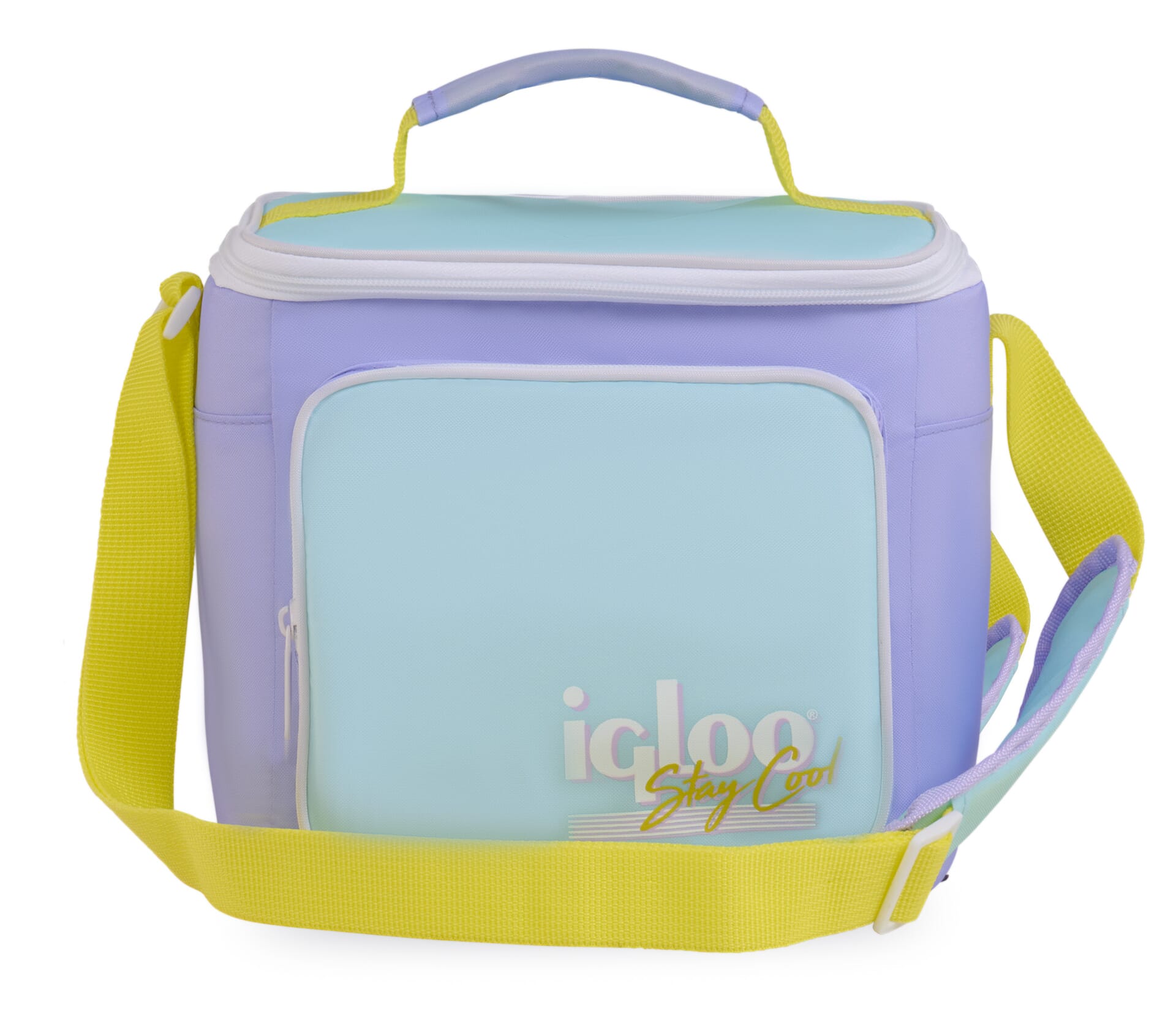IGLOO - Retro Square Lunch Bag - Lilac DISC