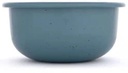 BareBones - Rolled Enamelware Side Bowl - Smoky Blue