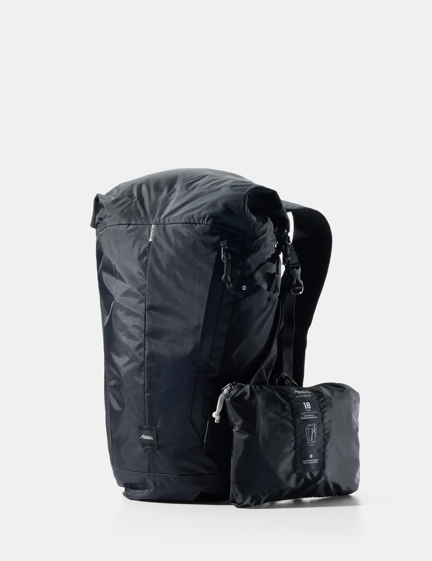 Matador - 18L Waterproof Packable Backpack - Black