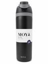 Moya - "True Tide" 24oz Insulated Sustainable Water Bottle Black