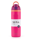 Moya - "True Tide" 24oz Insulated Sustainable Water Bottle Hot Pink