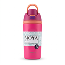 Moya - "True Tide" 16oz Insulated Sustainable Water Bottle Hot Pink