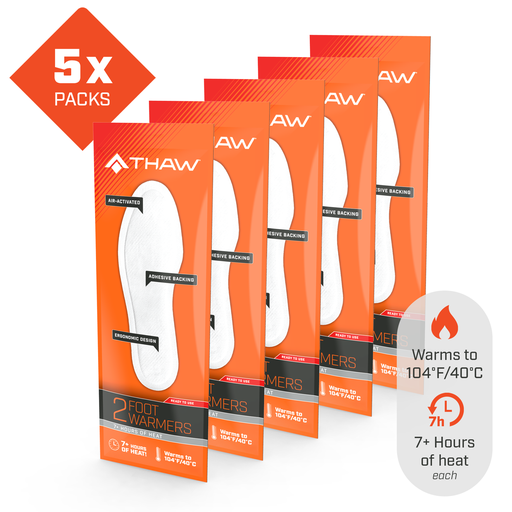 THAW - 30 Pairs-Disposable Insole Warmers - Large
