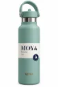 Moya - "Black Sea" 700ml Insulated Sustainable Water Bottle Montezuma Hills Spout Lid
